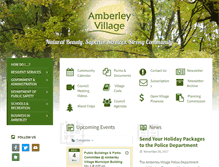 Tablet Screenshot of amberleyvillage.org